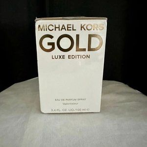 MICHAEL KORS GOLD LUXE EDITION EAU DE PARFUM 3.4 oz NEW SEALED